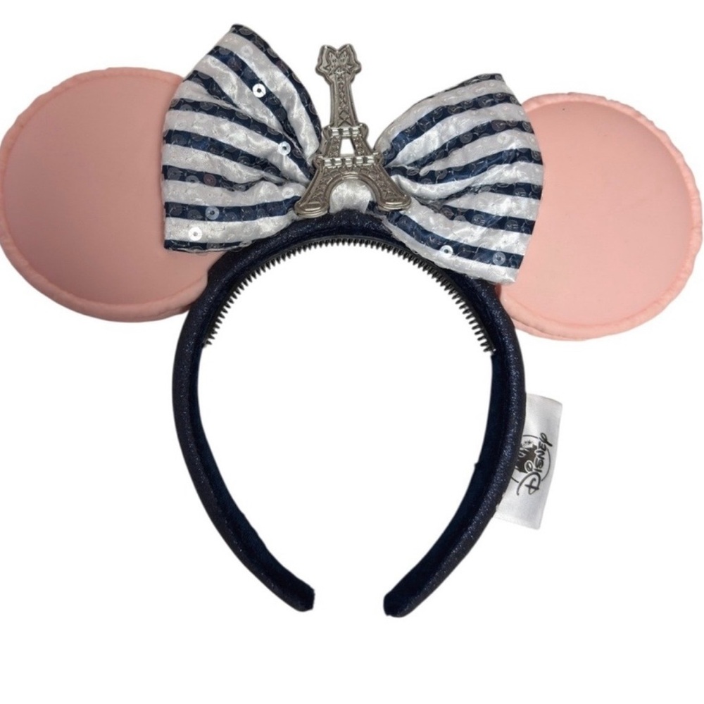 Disney Parks Epcot France, macaron Eiffel Tower, Minnie ears headband! NWT!!